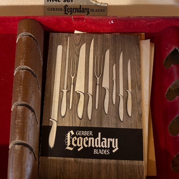 Gerber Dining Vintage Gerber Miming Steak Knives In Original Box